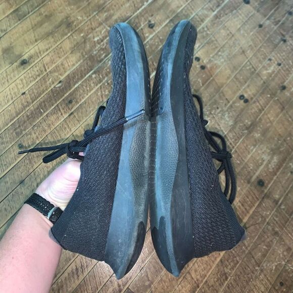 Allbirds black wool lace up size 11 trainers tennis shoes - Picture 4 of 4